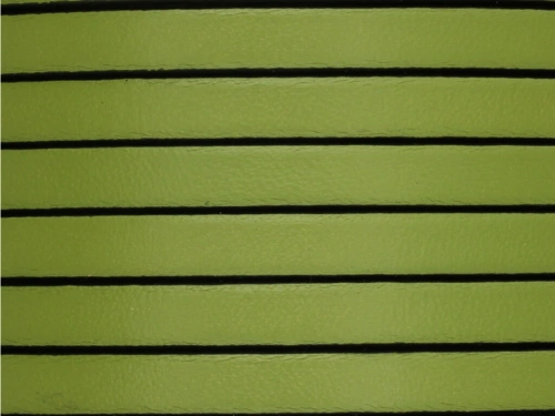 Rzemień naturalny płaski 6x1,8mm pistacjowy [20cm]