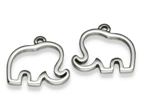 Zawieszka "słoń" 19 x 17 mm [1szt.]