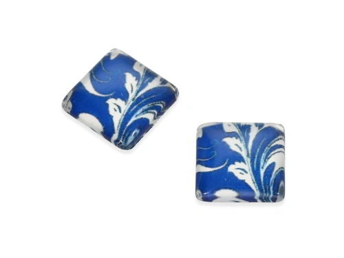 Kaboszon szklany 12x12mm model 245 [1szt.]