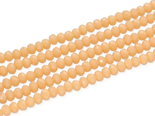 Kryształki kol.light salmon ok.4,5x6mm [~20cm] 