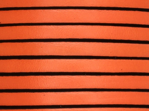 Rzemień naturalny płaski 5x1,8mm koralowy [20cm]