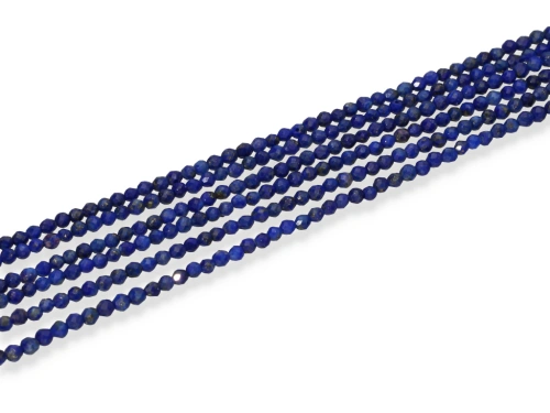 Lapis lazuli kulka fasetowana ok.2mm [~39cm]