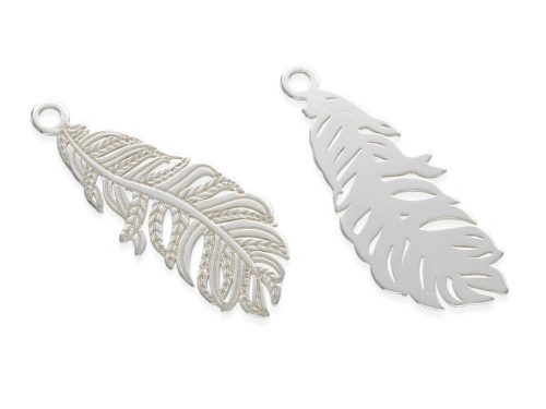 Zawieszka "piórko" 22,5 x 8,5 mm AG-925 [1szt.]