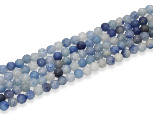 Awenturyn niebieski kulka ok.4,7mm [~37cm]