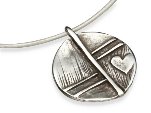 Zawieszka z serduszkiem 27 x 23 mm [1szt.]