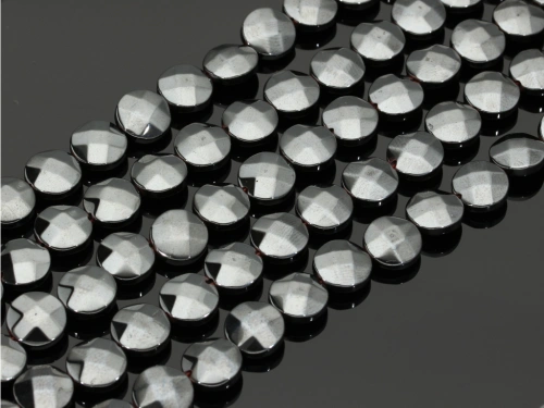 Hematyt pastylka fasetowana ok.10mm [~19cm]