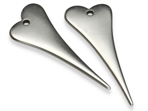 Zawieszka "serce" 59 x 21,5 mm [1szt.]