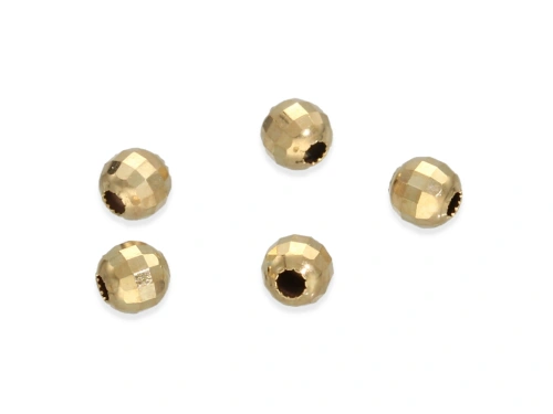 Kulka "disco" 4 mm AG-925+Au [1szt.]
