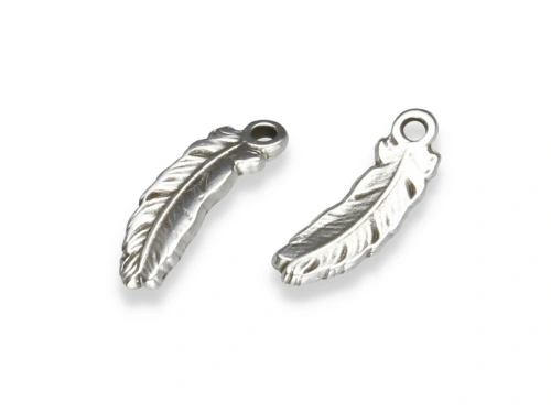 Zawieszka "piórko" 17 x 5 mm [1szt.]