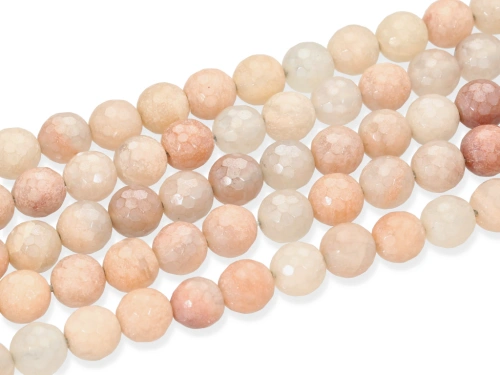 Kamień słoneczny kulka fasetowana ok.8mm [~19cm]