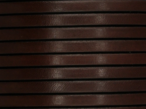 Rzemień naturalny płaski 5x1,8mm czekoladowy [20cm]