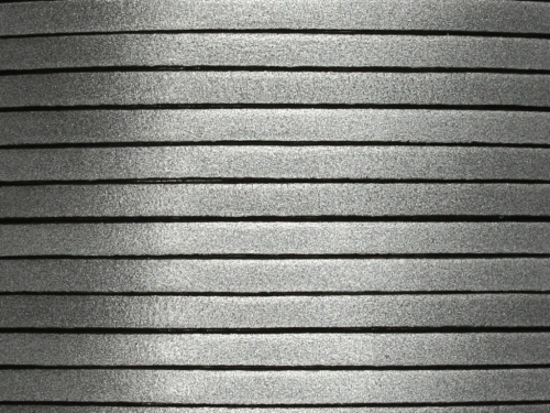 Rzemień naturalny płaski 3x1,8mm srebrny antyczny [20cm]