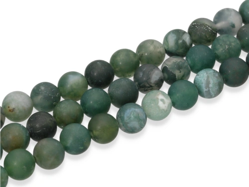 Agat mszysty mat kulka ok.8,5mm [~38cm]