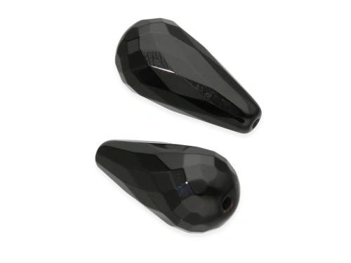 Onyks kropla fasetowana ok.30x15mm [1szt.]