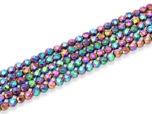 Hematyt kulka fasetowana ok.4mm [~39cm]