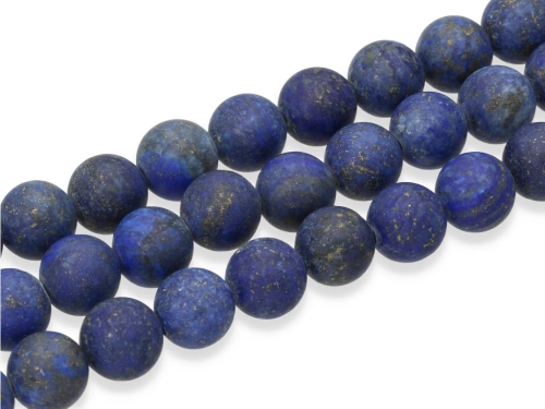 Lapis lazuli mat kulka ok.10mm [~19cm]