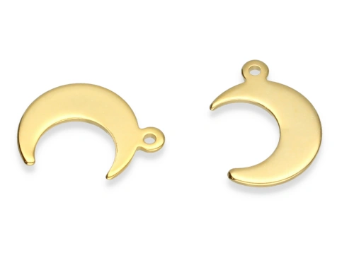 Zawieszka "księżyc" 15,5 x 11 mm [2szt.]