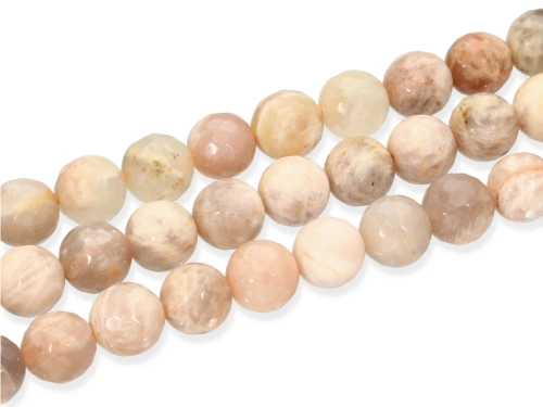 Kamień słoneczny kulka fasetowana ok.10mm [~19cm]