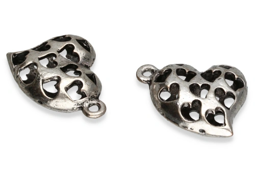 Zawieszka "serce" 20 x 19 mm [1szt.]