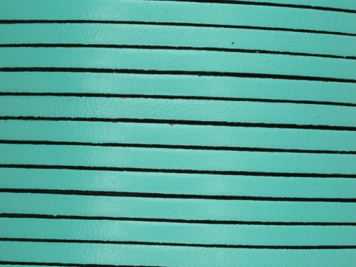 Rzemień naturalny płaski 3x1,8mm miętowy [20cm]