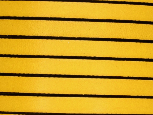 Rzemień naturalny płaski 6x1,8mm żółty [20cm]