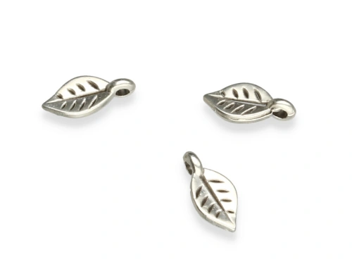 Zawieszka "liść mini" 9 x 5 mm [1szt.]