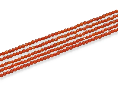 Agat kulka fasetowana ok.2mm [~39cm]