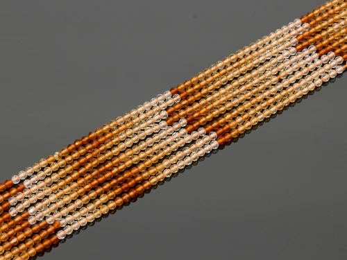 Cytryn kulka fasetowana ok.2,5mm [~32cm]