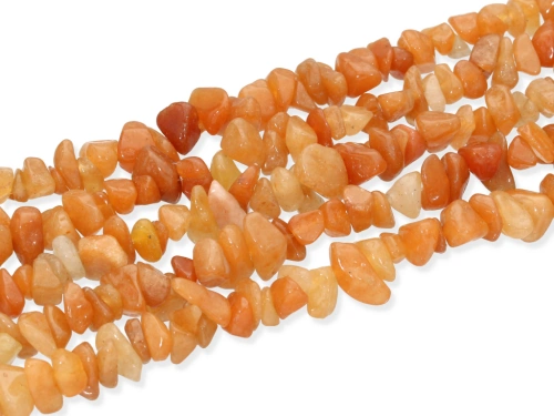 Awenturyn bursztynowy sieczka ok.5x8mm [~19cm]
