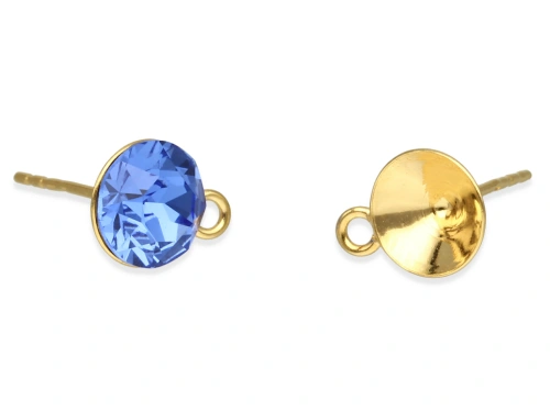 Sztyft pod chaton 8 mm z podwieszką AG-925 [2szt.]