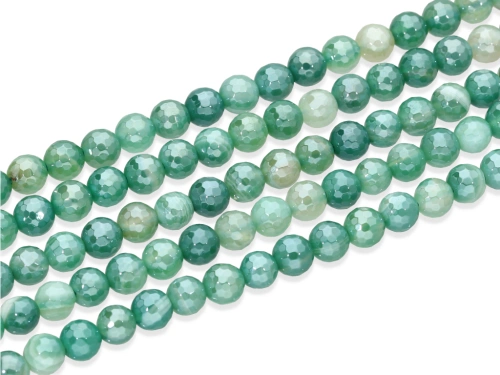 Agat kulka fasetowana ok.6mm [~18cm]