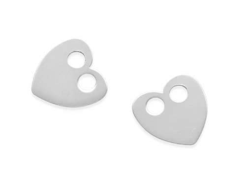 Zawieszka "serce" 10 x 10,2 mm AG-925 [1szt.]