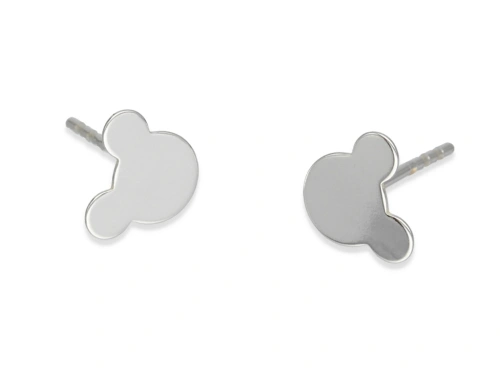 Sztyfty "myszka mickey" 7,5 x 8,5 mm AG-925 [para]