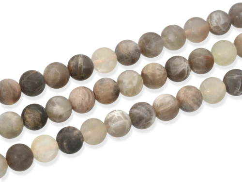 Kamień słoneczny mat kulka ok.8,5mm [~19cm]