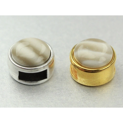 Krzemień pasiasty kaboszon 7 mm