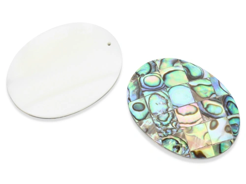 Muszla abalone "owal" 40 x 30 mm [1szt.]