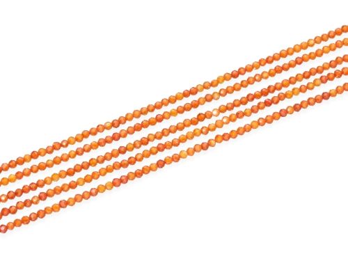 Cyrkonia (PJ) kulka fasetowana ok.2,2mm [~37cm]