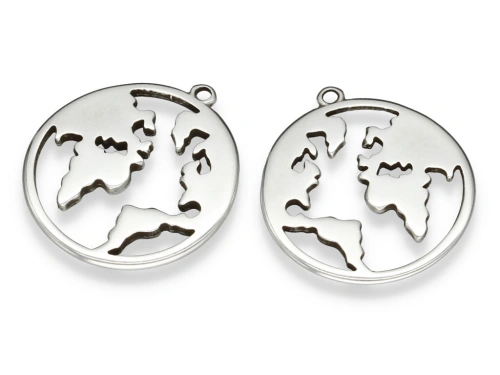 Zawieszka "ziemia" 27 x 24,5 mm [1szt.]