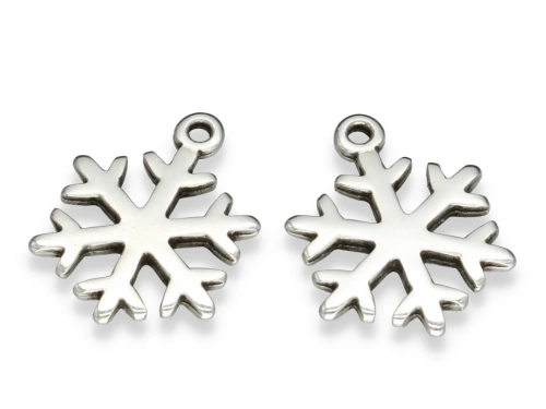 Zawieszka "płatek śniegu" 23,5 x 18 mm [1szt.]