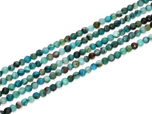 Agat kulka fasetowana ok.4mm [~36cm]