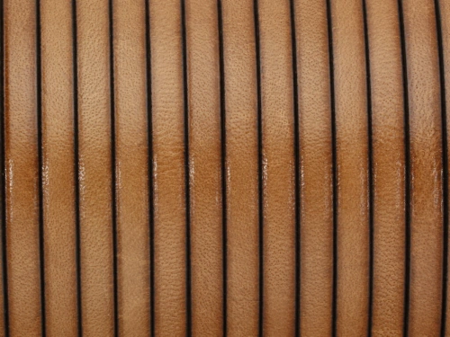 Rzemień naturalny płaski 5x2,2mm cappuccino [20cm]