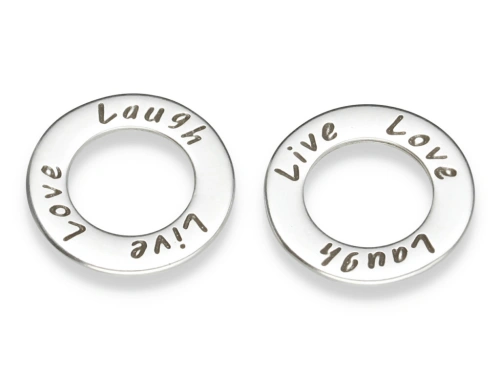 Łącznik "Live, love, laugh" 20 mm [1szt.]