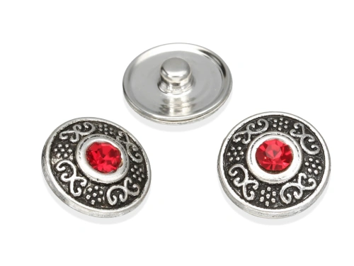 Napa ozdobna z kryształkiem 18mm [1szt.]