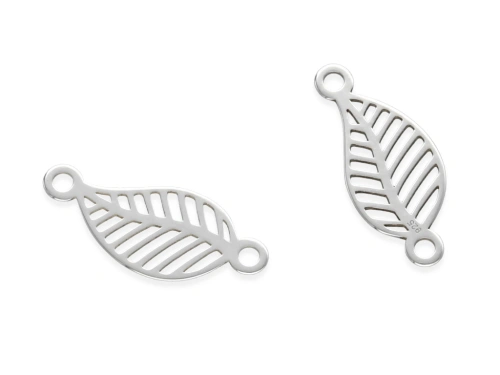 Łącznik "listek" 15,5 x 6,5 mm AG-925 [1szt.]
