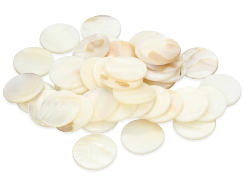 Muszla kaboszon moneta ok.18mm [2szt.]