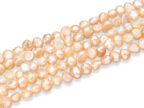 Perła słodkowodna "nugets" ~ 6 mm [~17cm]