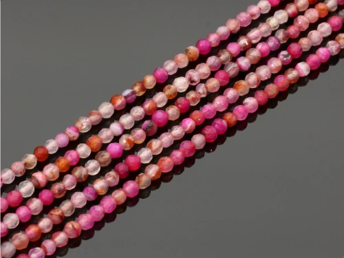 Agat kulka fasetowana ok.4mm [~37cm]