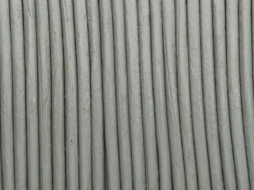 Rzemień naturalny okrągły szary 2mm [1m]