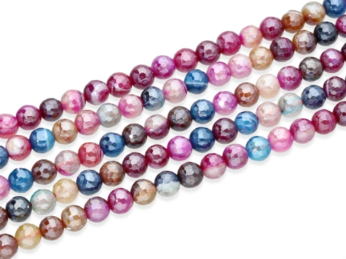 Agat kulka fasetowana ok.6mm [~18cm]