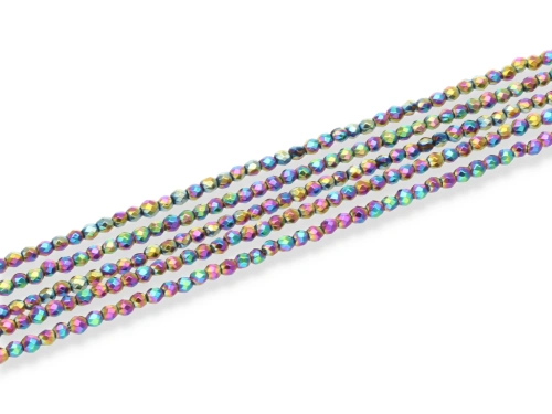 Hematyt kulka fasetowana ok.2mm [~37cm]